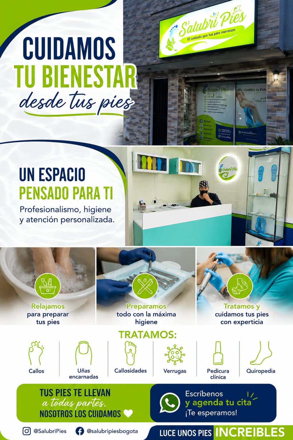 Atención podológica